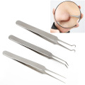 1PC Premium Acne Needle Blackhead Pimple Blemish Extractor Tweezer Curved Removal Tool Beauty Makeup Tool Cosmetic Sets TSLM1