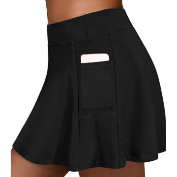 Tennis Skirts Women's Athletisch Golf Sport Workout Tennis Running Skort Skirt Active Yoga Fitness Skirts Pockets Hakama #BL2