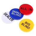 Big Little Blind All in Poker Chip and Dealer Buttons for Texas Hold'em Prop