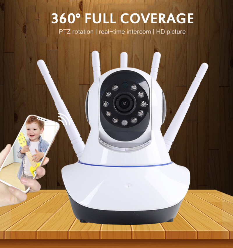 Wireless HD 1080P IP Camera Pan Baby Pet Monitor Network Security WiFi IR Webcam