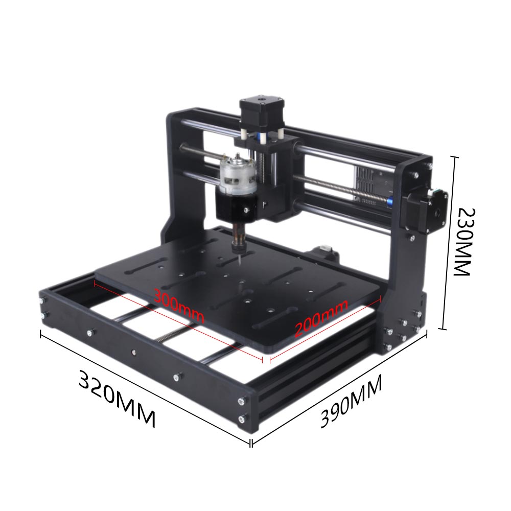 CNC 3020 Engraving Machine 3-Axis With Offline Controller DIY CNC Laser Engraver Wood Router PCB Milling Machine