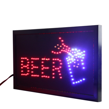 CHENXI Ultra Bright Led Bar Neon Sign Led Billboard Neon Light Animated with Hanging a Chain 19*10 Inch