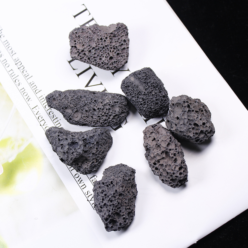 50g/bag Natural Volcanic Rock Original Stone Aromatherapy Essential Oil Diffuser Stones Irregular Energy Stone for Charms Women