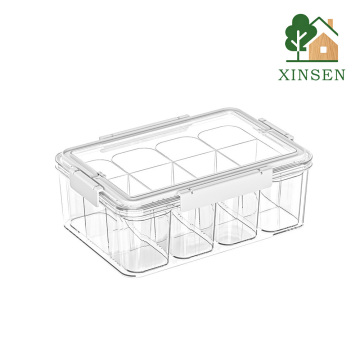 Multi Grid Transparent Container