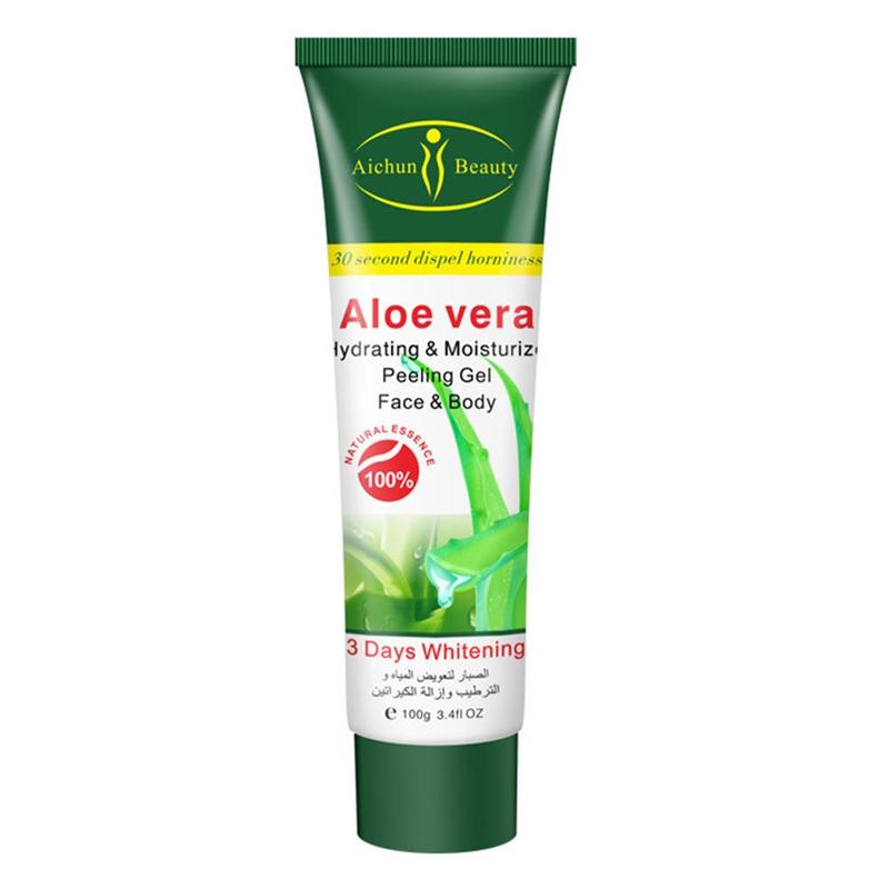 Aloe Vera Papaya Exfoliating Gel Face Cream Scrub Acne Blackhead Remove Moisturizing Whitening Cream Body Care