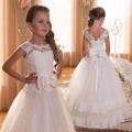 Kids Elegant Bridesmaid Wedding Flower Girls Dress For Party Dresses For Girls Princess Dress Children Clothing 10 12 Year