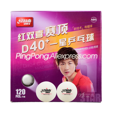 120 Balls DHS Table Tennis Ball DHS D40+ 1-STAR Orange Plastic ABS Balls Original DHS Yellow Ping Pong Balls