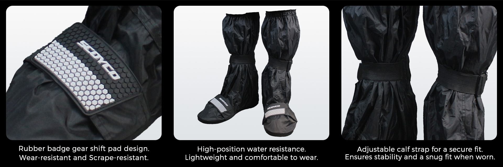 motorbike boot covers