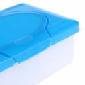 Dry Wet Tissue Paper Case Baby Wipes Napkin Storage Box Plastic Holder Container blue