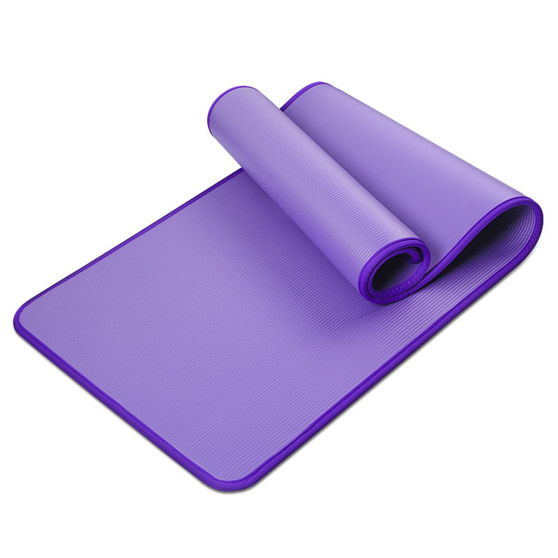 New 10mm Thickened Non-slip 183cmX61cm Yoga Mat NBR Fitness Gym Mats Sports Cushion Gymnastic Pilates Pads With Yoga Bag & Strap