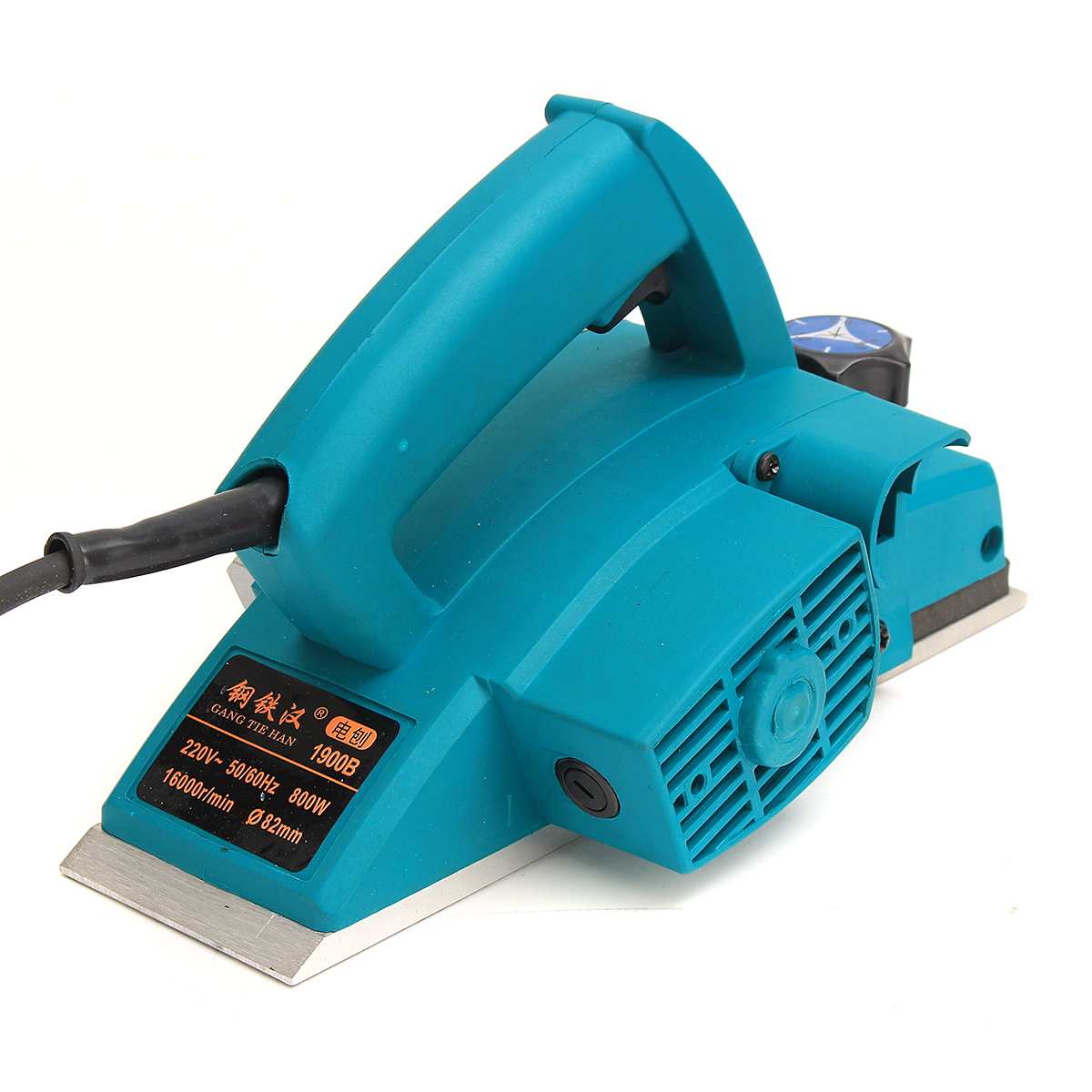 220V 800W Electric Planer Plane Variable Speed Hand Held Power Tool Wood Cutting With Accessories