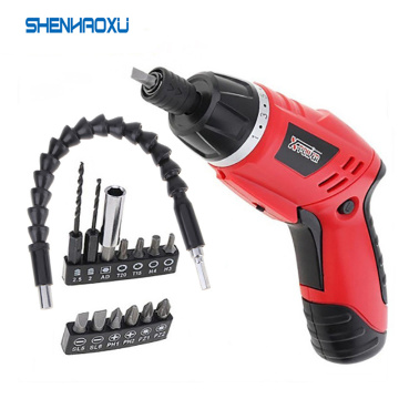4.8V Cordless Electric Screwdriver Mini Electric Drill 13 in 1 Home Set EU Plug Rechargeable Screwdriver and drill bits kits set