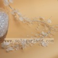 Acrylic Round Beads&White Piece Garland Tree Branches