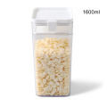 Plastic Airtight Food Container Sealing Storage Canister with Lid Cereal Seasoning Jar Sealed Flour Tank Kitchen Supply Stocked