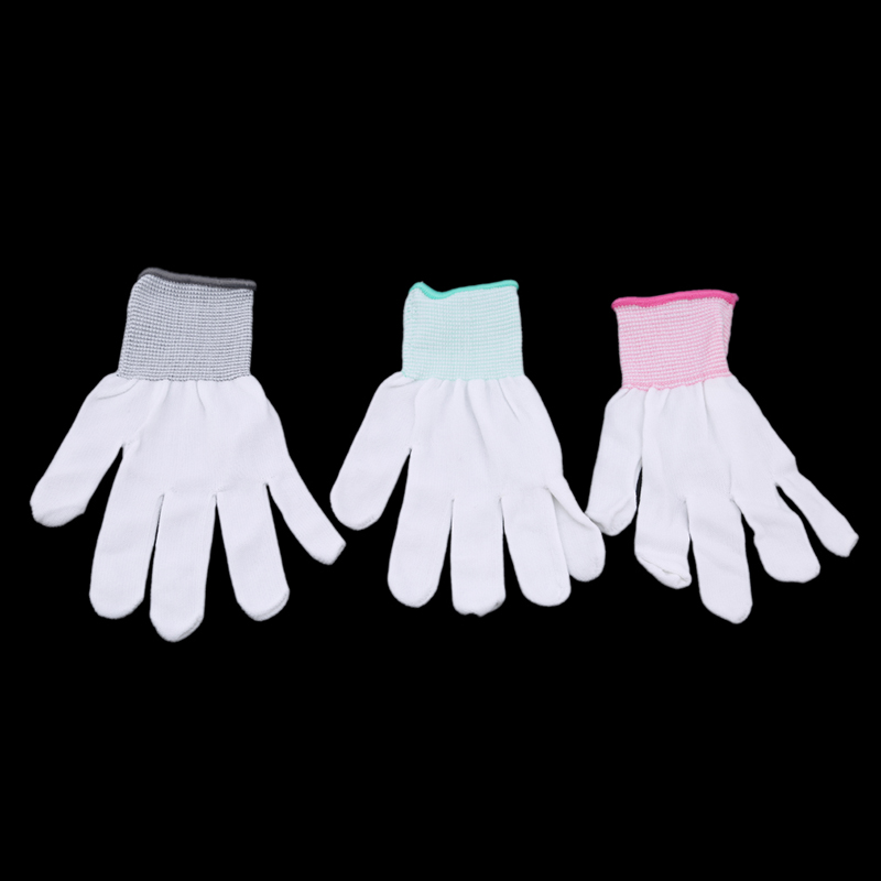 1 Pair Nylon Quilted Gloves For Sports Machines Quilting Sewing Gloves Gardening Useful Cleaning Tools