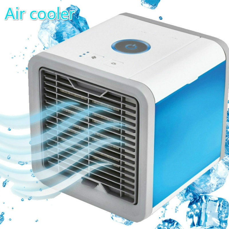 Mini Air Conditioner Air Cooler Portable Air Conditioning Device Humidifier 7 Colors Light Desktop Air Cooling Fan Dropshipping
