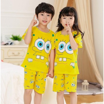 A%A941 Summer Children's Pajamas Sets Cartoon Nightwear Girls Pijama Short Sleeved Boys Sleepwear Sleep Suit Kids Pyjamas