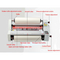 Free Ship 13" 350MM Laminator Four Rollers Hot Roll Laminating Machine electronic temperature control single and sided heating
