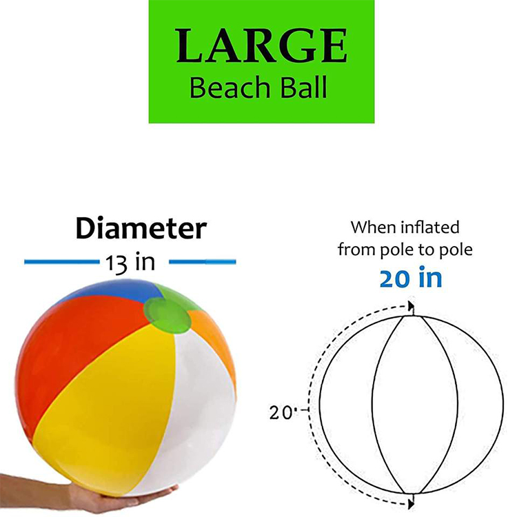 Pvc Eco Friendly Vinyl Inflatable Beach Balls Toy Water Filled Balls With Glitter Inflatable Ball