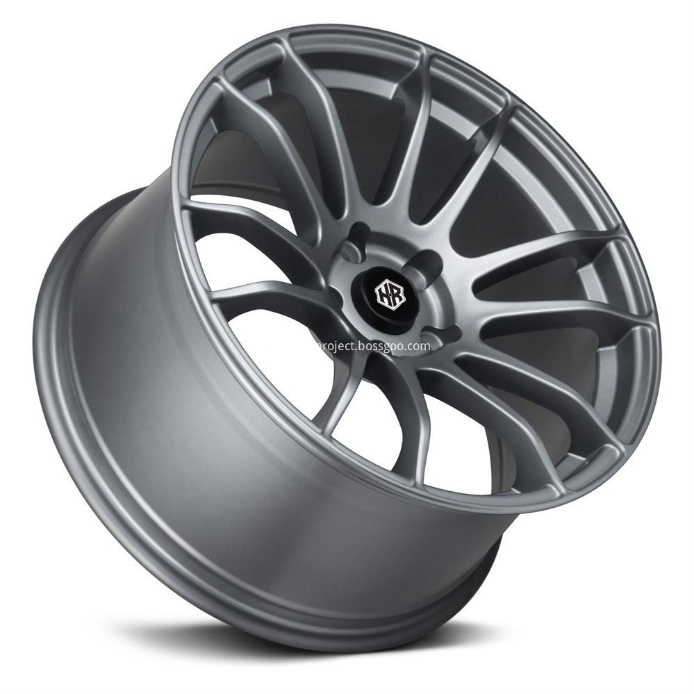 H R Tech Wheels Hre52 Gunmetal Angle