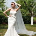 2M Ivory White Wedding Veils Long One-layer Bridal Veil With Comb Wedding Accessories velo novia Q40