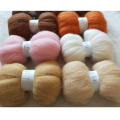 WFPFBEC wool for felting merino wool fiber 50g/color 8colors total 400g NO.8