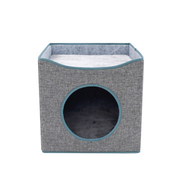 Folding cat nest summer closed deep sleep four seasons universal cat house villa pet cat bed cat mat cat cushion cat kennel