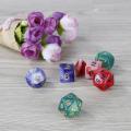 7pcs/Set Multi-faceted Acrylic Dice Set Board Game Props Multi-color 20-Sided Kid Gift Entertainment Game Accessories Gambling