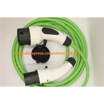 16A EV plug IEC62196-2 three phase Type 2 to Type 2 Mennekes female to male connector electric vehicle charging station charger