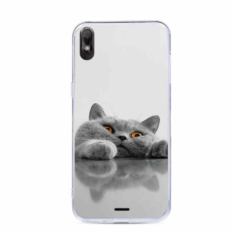 CALROVTE Case For BQ 5518G Jeans Silicon TPU Cover for BQ 5518G Jeans Cat Animal Shell Bag Housing Phone Cases