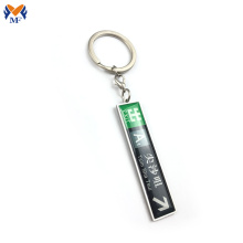 Personalized Creative Metal Blank Logo Letters Keychain