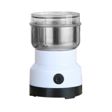 Electric Coffee Beans Grinder Chinese Medicine Whole Grains Mill Powder Ultrafine Bean Grinding Machine EU Plug,White