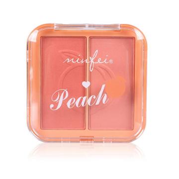 4 Style Two-tone/set Peach Series Natural Blush Palette Rouge Eye Shadow Box Long Lasting Waterproof Sweat-proof Cosmetics TSLM1