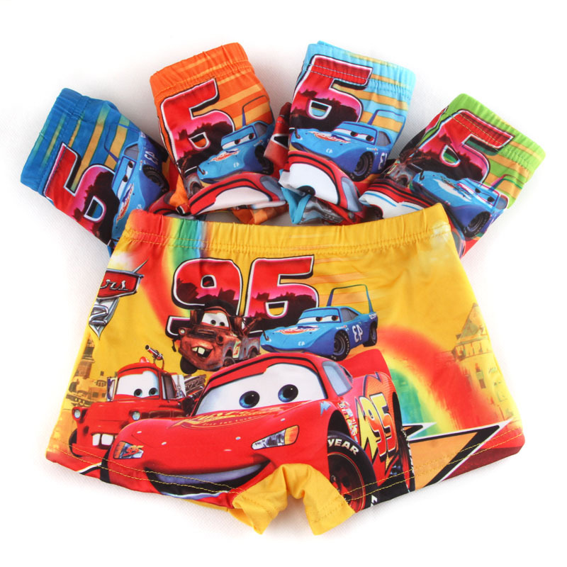 Disney car 2-7 years old Children's underwear boys underwear children's Underpants boy briefs McQueen knickers