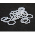 50pcs VMQ O Ring Seal Gasket Thickness CS 2.4mm OD 8~30mm Silicone Rubber Insulated Waterproof Washer Round Shape White Nontoxi