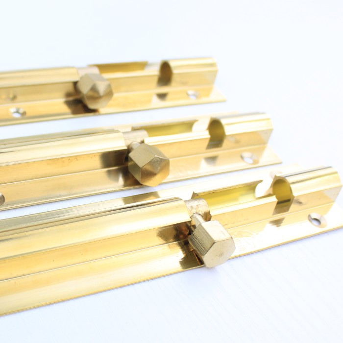 Solid Brass Heavy Duty Security Door Barrel Bolt Locks Door Window Bolts Lengthening Thickening