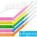60Pcs L Shaped Interdental Brush Floss Interdental Cleaners Orthodontic Dental Teeth Brush Toothpick Oral Care Tool