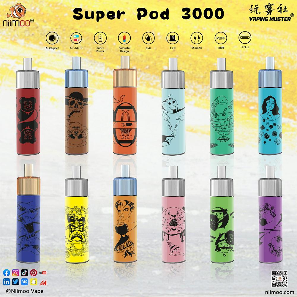 Disposable Vape Kit 3000 Puffs Vape