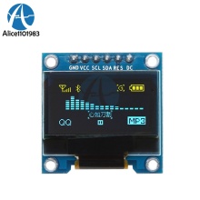 SSD136 0.96 Inch 6Pin 12864 SPI IIC I2C Digital OLED LCD Display Module 0.96'' Board For Arduino 51 SMT32 Drive Yellow Blue