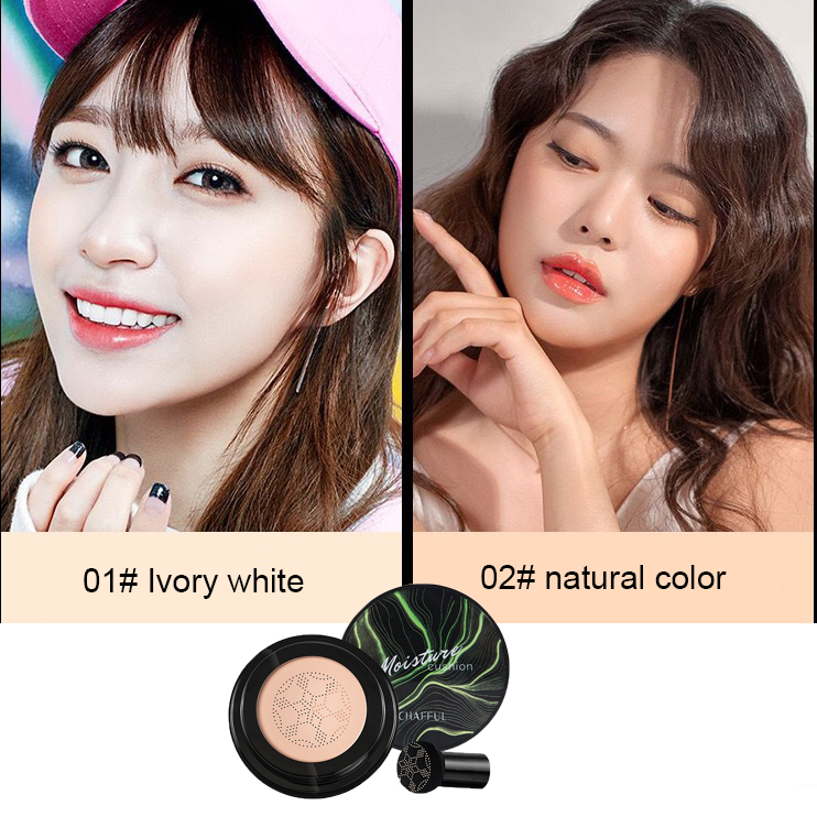 New Mushroom Head Make up Air Cushion CC Cream Women Makeup Gift Natural Brightening Waterproof Foundation Cosmetic TSLM2