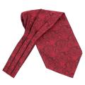 YISHLINE Men Luxury Silk Ascot Tie set Man Cravat Tie & Handkerchief Set Floral Paisley Dots Pocket Square Set For Wedding Party