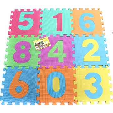 10 pcs Soft Baby Foam Puzzle Play Mat /kids Rugs Toys carpet for childrens Interlocking Exercise Floor Tiles Numbers Mats