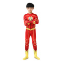 The Flash Costume Kids Superhero Barry Allen Cosplay Anime Children's Halloween Costumes for Kids Clothes The Flash Jumpsuits