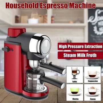800W 240ML Stainless Steel Portable Coffee Maker Espresso Coffee Machine Household Kitchen Appliance With Coffee Kettle 220-240V