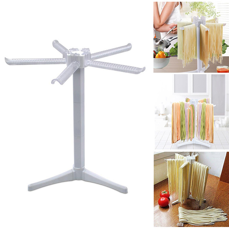 Practical Plastic Spaghetti Pasta Drying Rack Stand Noodles Hanging Holder Kitchen Collapsible Maker Household Machine Holder