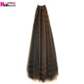 20 Inch Yaki Straight Crochet Hair Afro Pre Looped Natural Synthetic Braids Hair Ombre Braiding Hair Extensions Hair Expo City