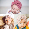 New Bow Baby Girl Hat Elastic Baby Beanie for Girls Infant Turban Hat Cotton Soft Toddler Baby Hat Kids Cap 1-3 Years