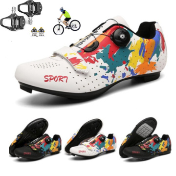 Cycling Shoes MTB Sneakers Man Mountain Bike Shoes SPD Cleats Road Bicycle Shoes Sports Outdoor Training Cycle Sneakers