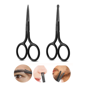 1Pcs Nose Ear Trimmer Safety Face Care Nose Hair Trimmer Tweezer Stainless Steel Eyebrow Scissor Hair Remover Tool