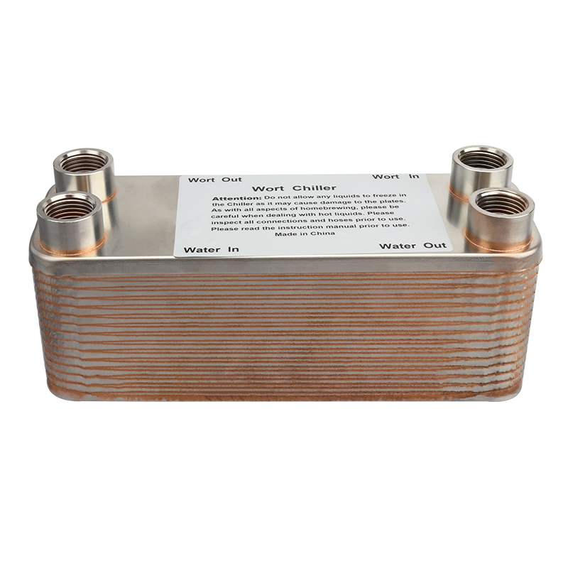 30 Plates Wort Heat Exchanger Stainless Steel Wort Chiller,Brewing Cooling Counterflow Clooler For Homebrew Beer Tools 1/2''NPT